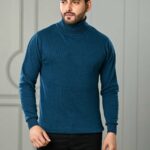 Yale Blue Turtle Neck Pullover